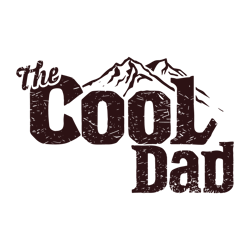 fathers day the cool dad svg digital download