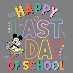 happy last day of school mickey out of school png