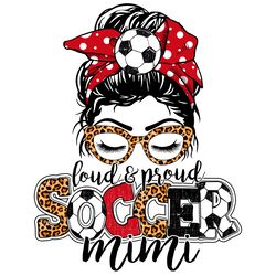 loud and proud soccer mimi png digital download files