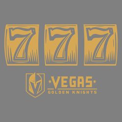 vegas golden knights 777 hockey nhl svg digital download