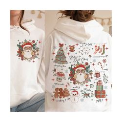 retro christmas png, vintage santa claus png, groovy christmas png, christmas shirt sublimation, merry christmas png, ch