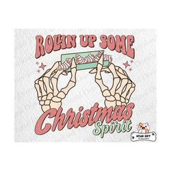 skeleton rollin up christmas spirit christmas tree snack cake, christmas png, funny christmas png, christmas tree cakes