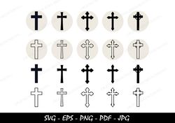 christian cross svg, catholic svg, cross silhouette, cross cricut, cross cut file, crosses svg christian cross clip