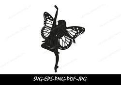 ballerina svg, ballerina cut file, ballet svg, ballerina silhouette,dancer svg,silhouette cut file, cricut cu