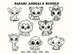 animated safari animals, animate, lion, tiger, giraffe, zebra, monkey, zoo savanna kids baby, animated animal, anim