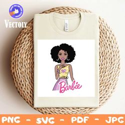 black barbie girl svg, black barbie svg, black barbie girl, barbie doll svg, barbie doll png, barbie doll,black barbie