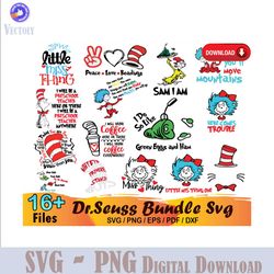 16 dr seuss bundle dr seuss hat svg