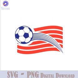 usa soccer svg png, team support svg, usa flag football svg