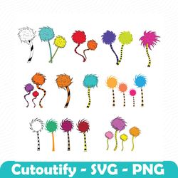 lorax trees bundle svg