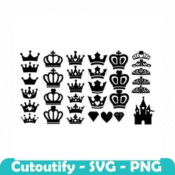 crown svg, queen crown svg, king crown svg, crown clipart, crown vector, tiara svg, princess crown svg, royal crown svg