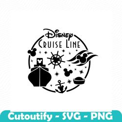 dis ney cruise line word bubble svg file for vinyl cutting machines