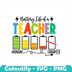 battery life of a teacher svg, funny christmas svg, teacher appreciation gift ideas, teacher svg, back to school, svg fi