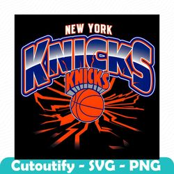 new york knicks earthquake basketball png