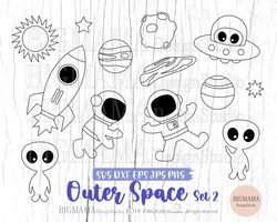 26outer space svg,roket,out line,spaceship,astronaut,solar system,birthday,alien,ufo,planets,earth,clipart,cricut,cameo,