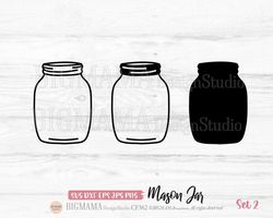 58mason jars svg,mason bottle,glass jars,monogram frame,vase,name,outline,jars clipart,dxf,png,cricut,silhouette,instant