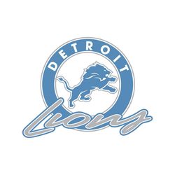 detroit lions logo nfl football svg