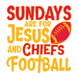 1-sundays are for jesus and chiefs football svg