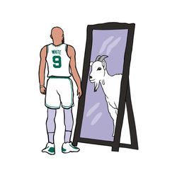 derrick richard white mirror goat boston celtics svg