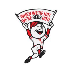 cincinnati we are reds hot baseball svg digital download