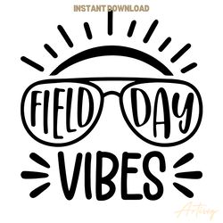 field day vibes sun glasses png digital download files