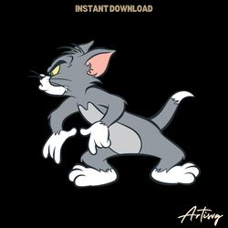 tom and jerrys svg instant download 2 digital download files