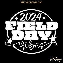 retro 2024 field day vibes school vibes svg