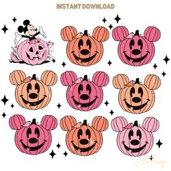 mickey mouse pumpkin head png digital download files