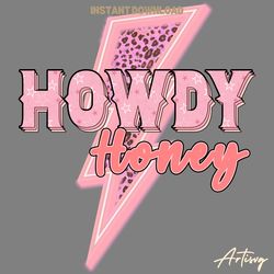 howdy honey png instant download digital download files