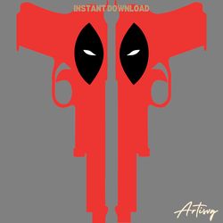 deadpool character svg instant download 30