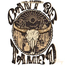 can't be tamed png cow western download digital download files
