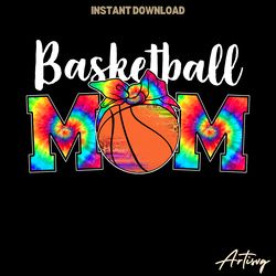 retro basketball mom bow tie png digital download files