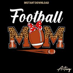 retro football mom sports mama png digital download files