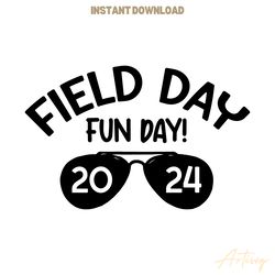 field day fun day 2024 glasses svg digital download files digital download files