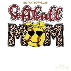 funny softball mom baseball smiley face png