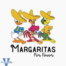 three caballeros design png file, three caballeros margaritas por favor mexico png file, donald duck, jose panchito png