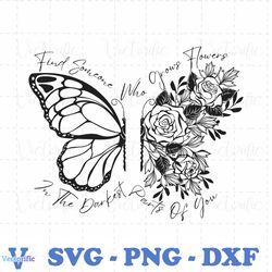 find someone who grows flowers lyrics svg