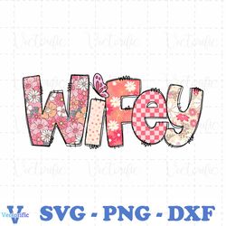 floral wifey retro mom life png