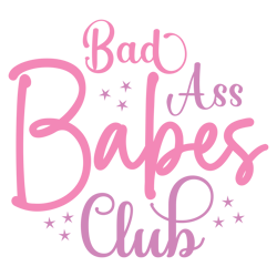 babes club girl funny quote svg design