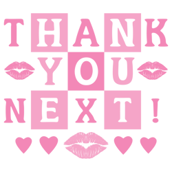 thank you girl funny quote svg design