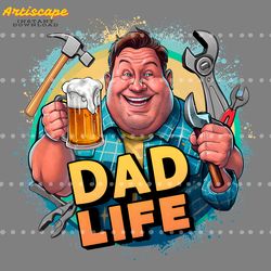 funny dad life mug of beer png digital download files