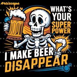 i make beer disappear whats your superpower png