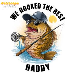 we hooked the best daddy png digital download files