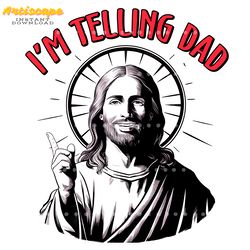 im telling dad christian meme png digital download files