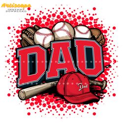 vintage baseball dad gloves bat png digital download files