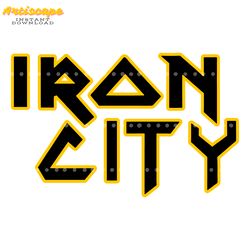 iron city pittsburgh steel svg digital download