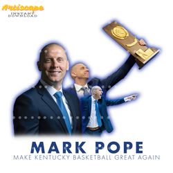 coach mark pope make kentucky basketball great again png