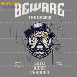 beware the dawgs new york yankees baseball png