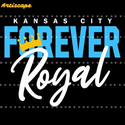 kansas city forever royal crown baseball svg digital download