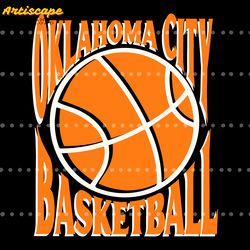 basketball oklahoma city nba svg digital download