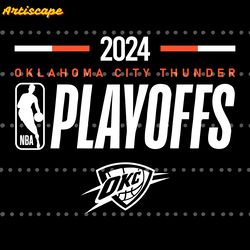 oklahoma city thunder 2024 playoffs svg digital download